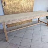 Renovated solid wood farmhouse table