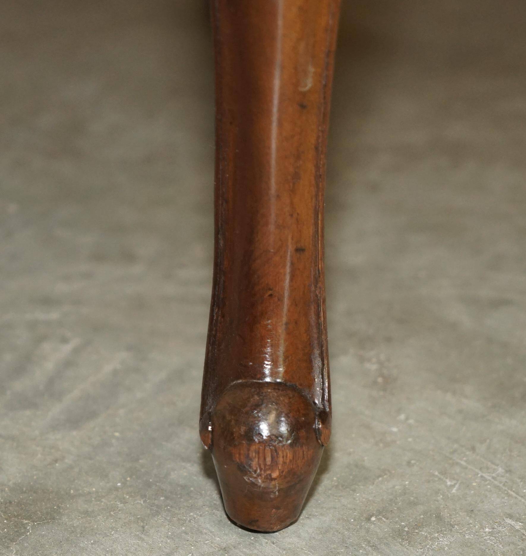 Restored leather office chair, Victorian era