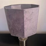 Lampe en acier brossé