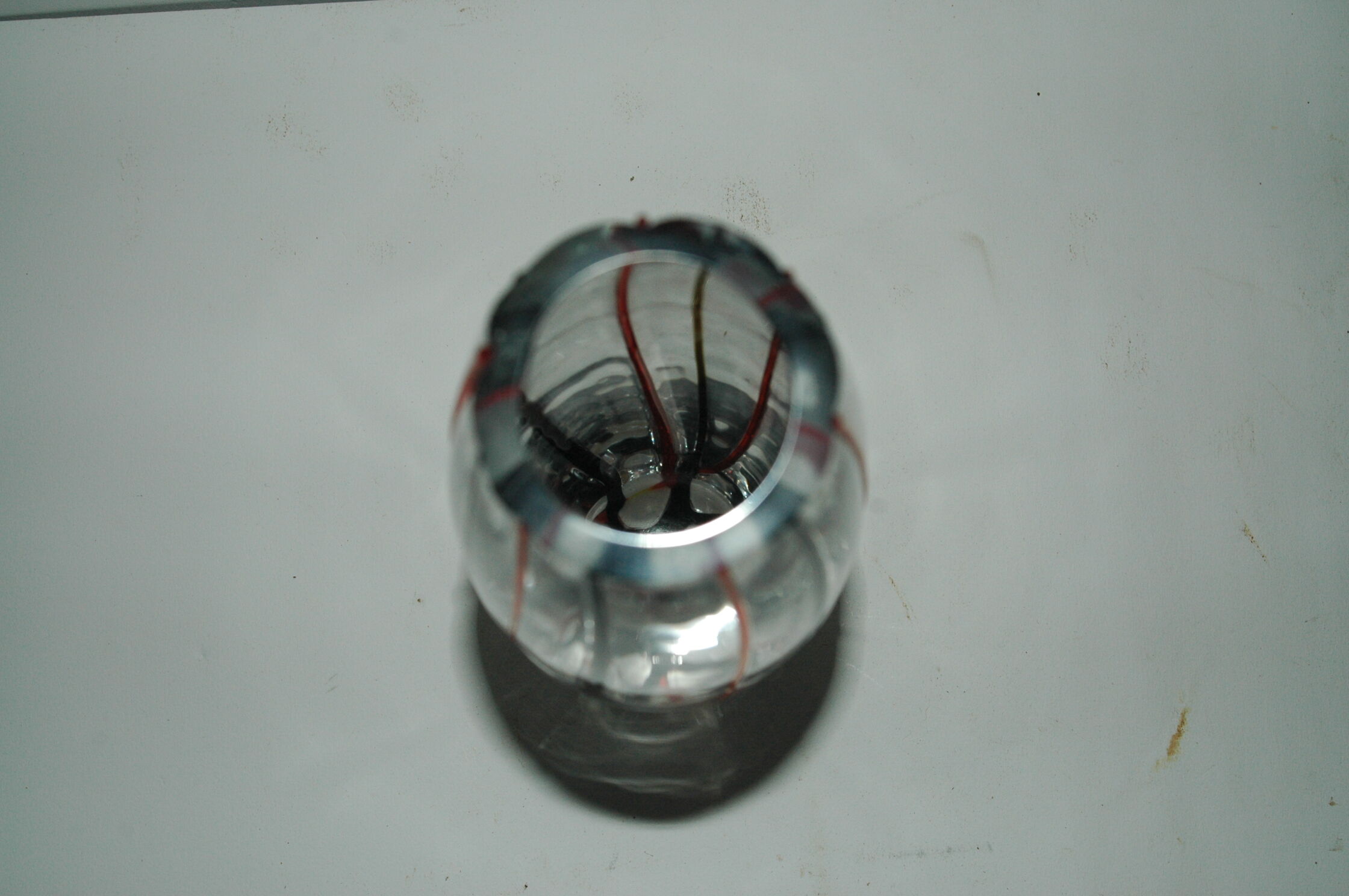70's Italy design glass vase