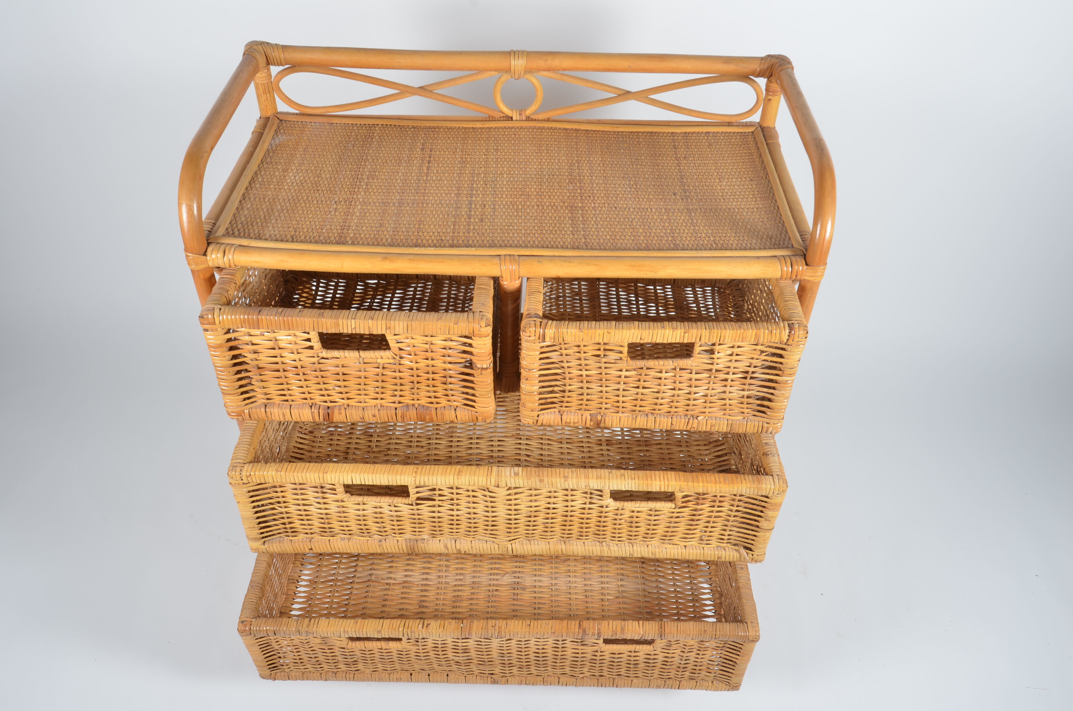 Rattan dresser