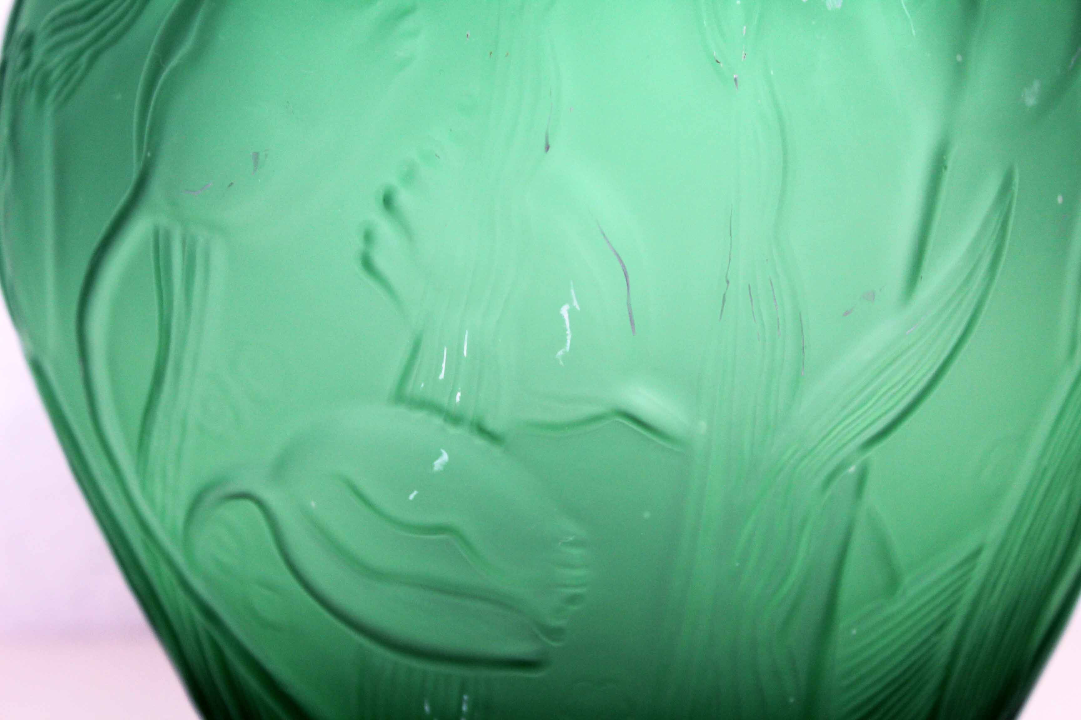 Pressed vase molded 20/30 Art Nouveau