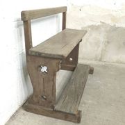 Old school desk from the early 20th century.