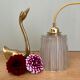 Vintage holophane glass globe lamp