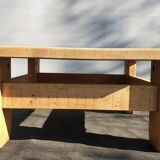 Brutalism coffee table 1960 "square in the rough"