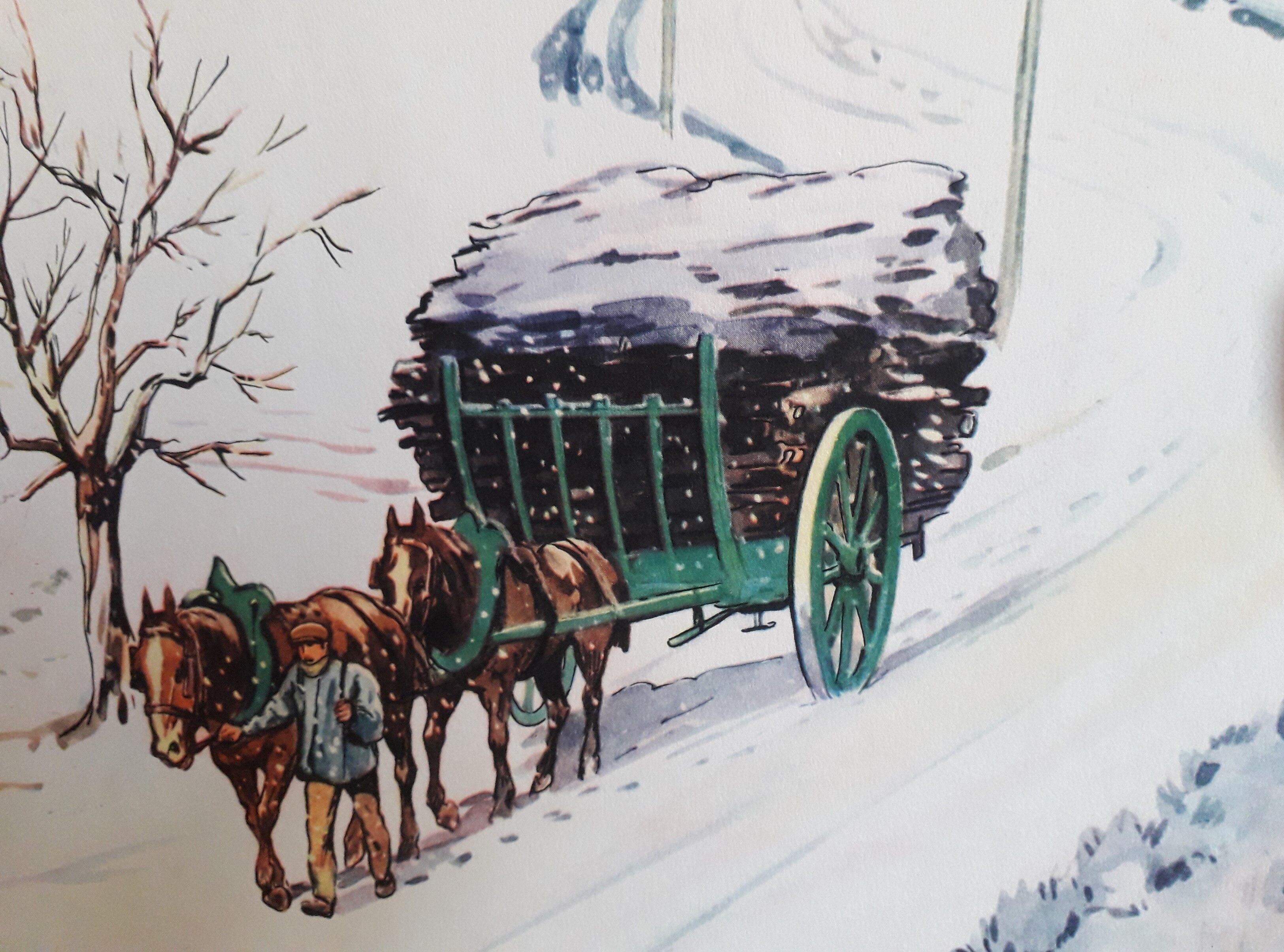 School poster 50s, Rossignol editions in winter and spring