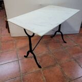 Table de bistrot dessus marbre