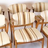 Set Of Six Dining Chairs Model 42 Made In Teak By Kai Kristiansen From 1960
