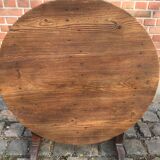 rustic winemaker's table