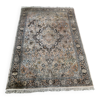 Antique hand-knotted Bakhtiari Persian rug, wool on cotton weft, 277x180cm