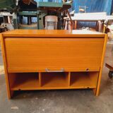 Vintage low curtain cabinet