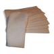 Lot de 6 grandes serviettes de table coton blanc ecru