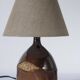 unique vintage ceramic lamp from the 70s