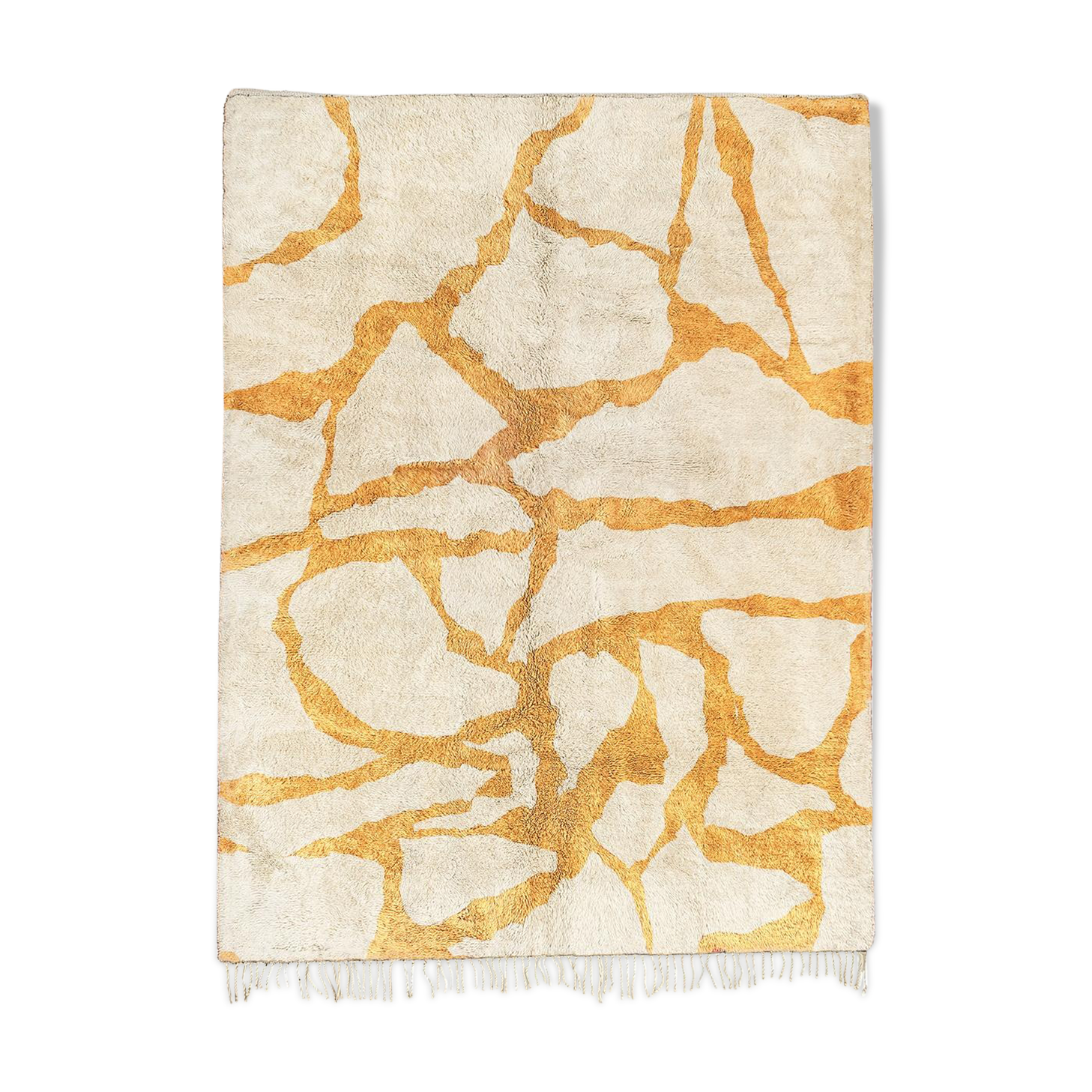 Beni ourain moroccan berber carpet - 150x90cm