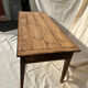 Table de ferme pied fuseau