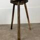 3 primitive stools, folk art