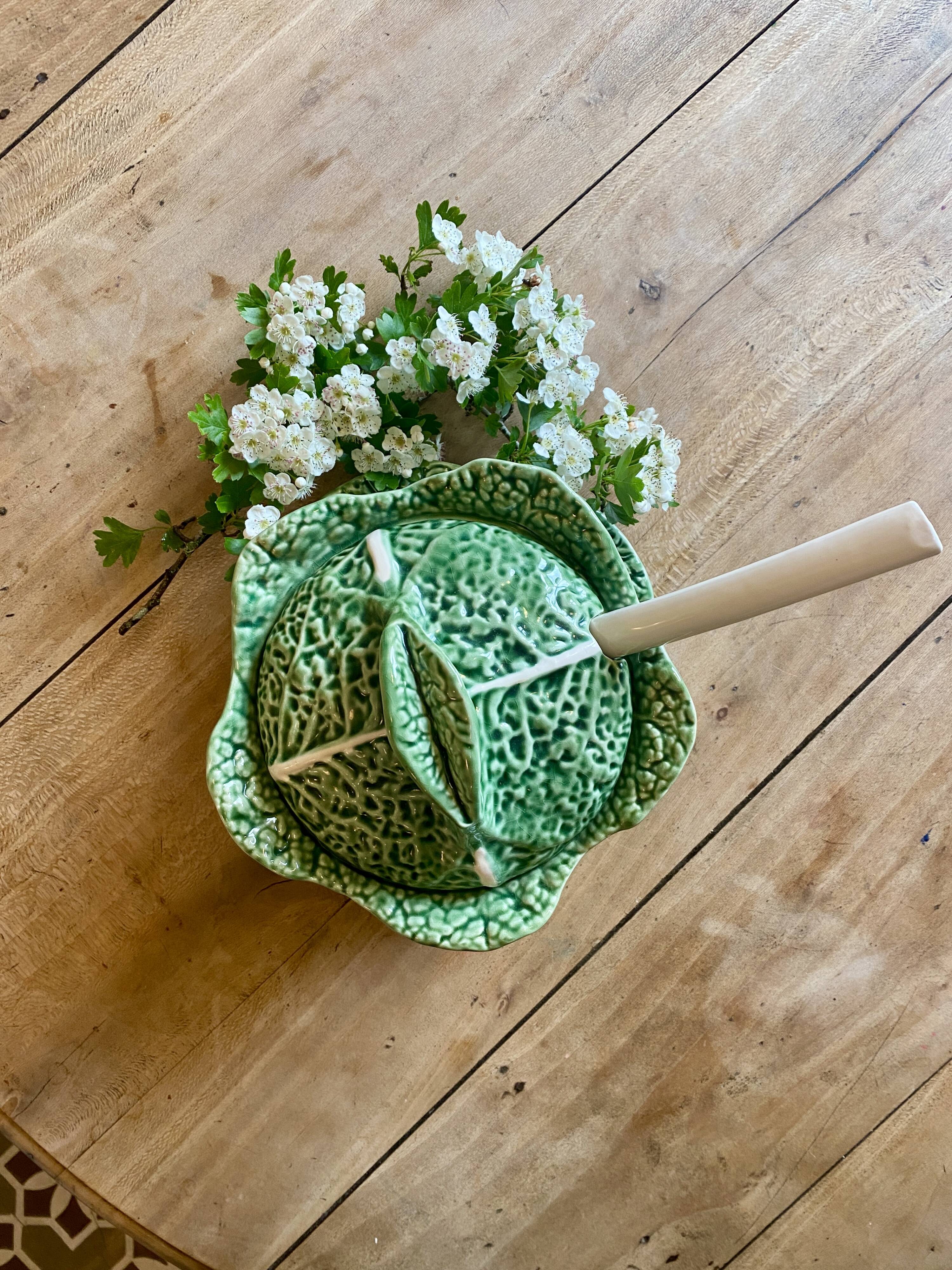 Vintage ceramic cabbage tureen