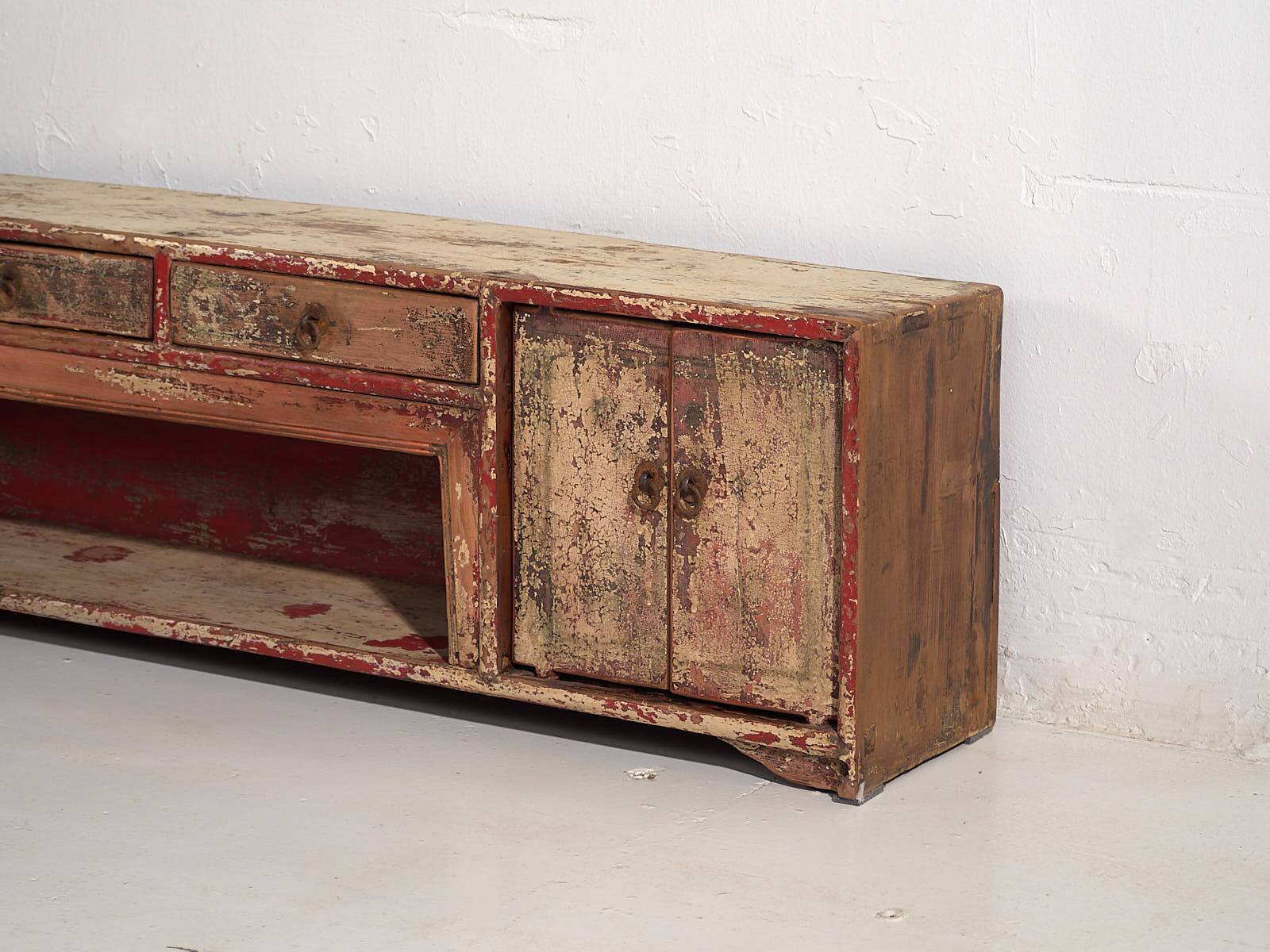 Antique Wabi Sabi Style TV Cabinet (c.1900)