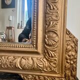 Large 19th century gilded mirror