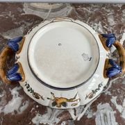 Plat, faïence de Gien, XIXème siècle, décor Renaissance