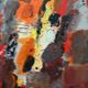 Original Swedish Oil on Panel – “Composition” by Kulo Green (1913–1972) – Signed – Vintage & Framed
