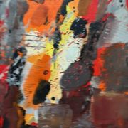 Original Swedish Oil on Panel – “Composition” by Kulo Green (1913–1972) – Signed – Vintage & Framed