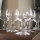 6 crystal wine glasses
