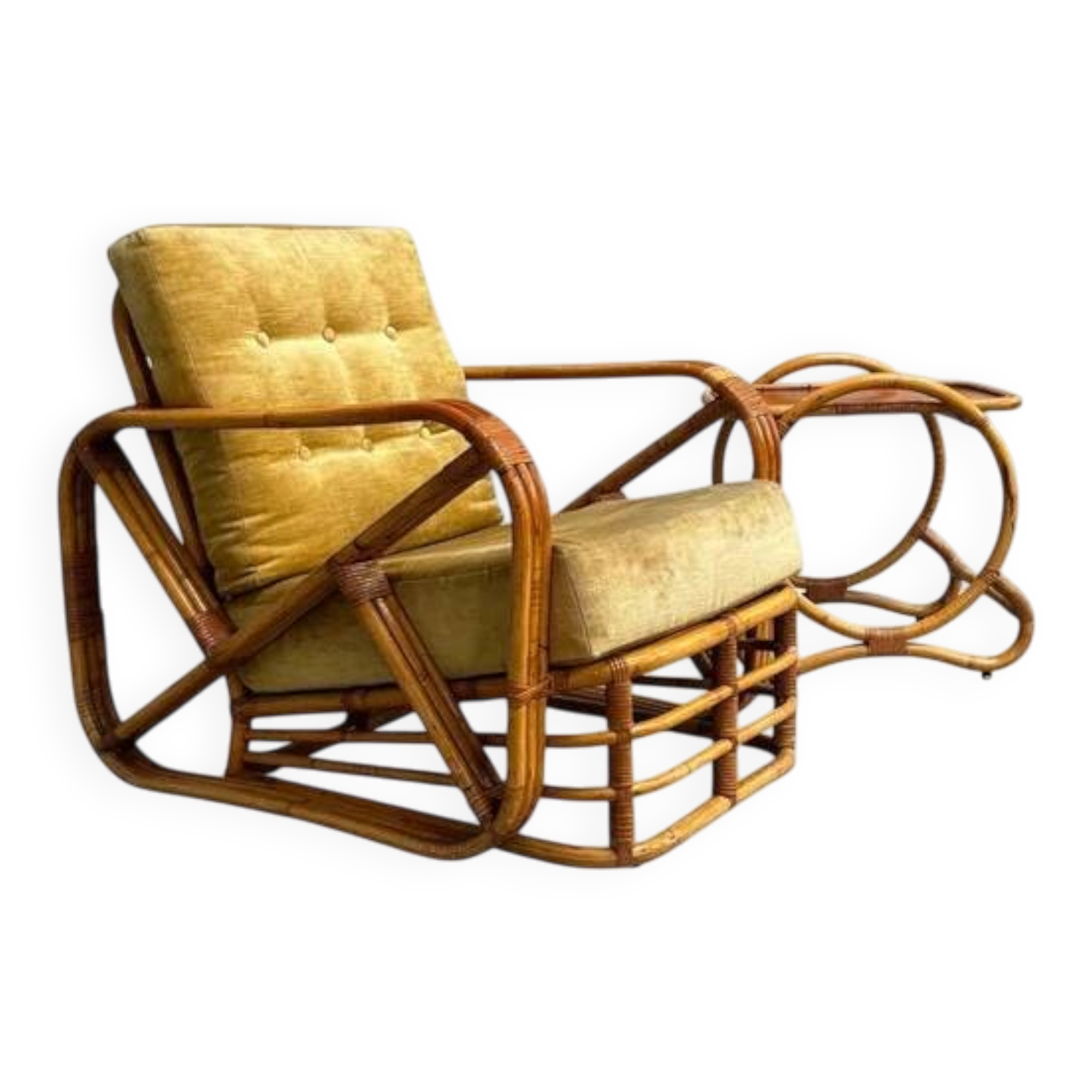 Bamboo and rattan chair by Paul Frankl, USA 1960s