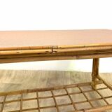 Rattan coffee table