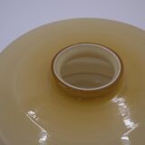 Abat-jour en verre jaune