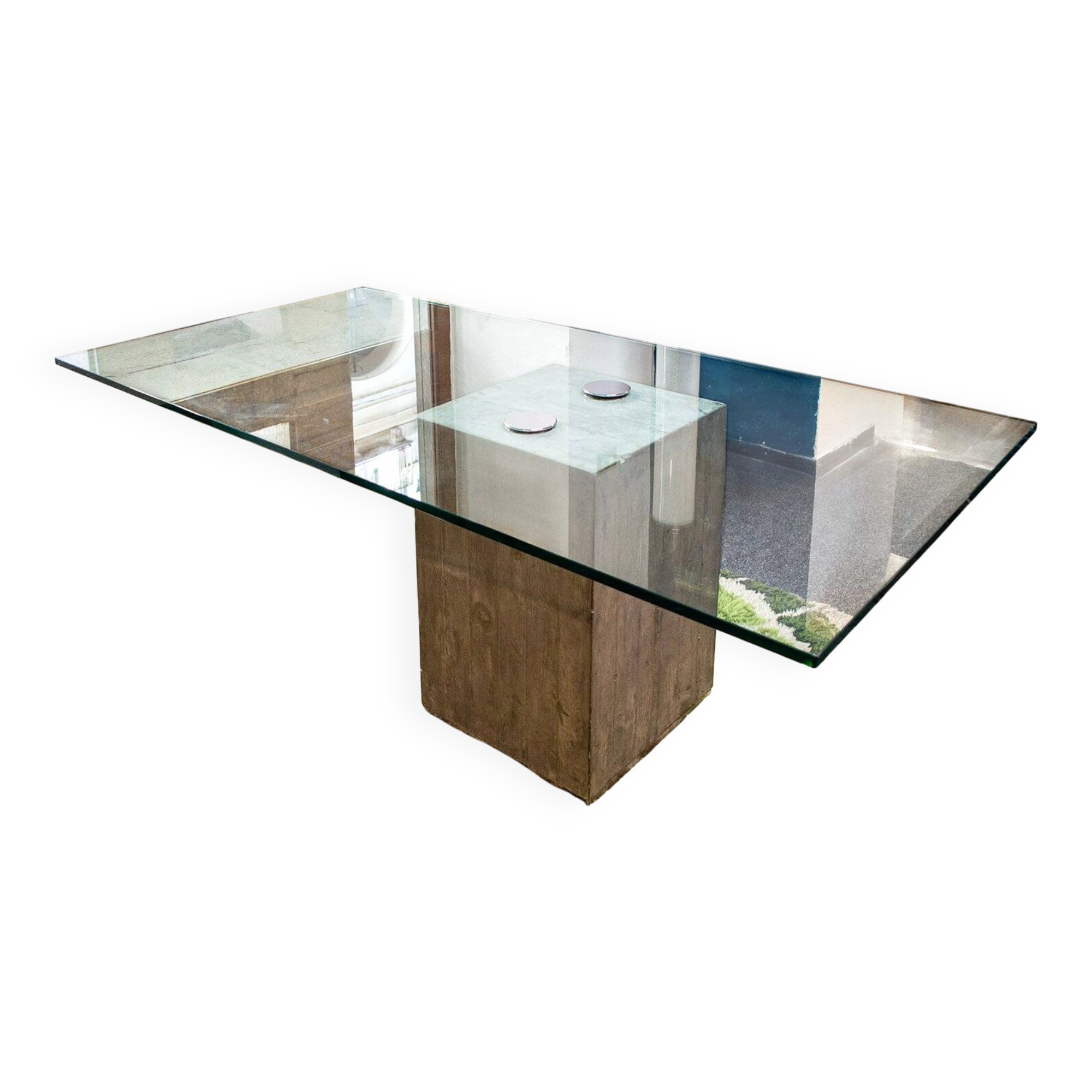 Dining table by Sergio and Giorgio Saporiti for Saporiti Italia, 1972