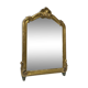 Wooden mirror and gilded stucco decoration palmette era Louis XV 18th 31x45cm