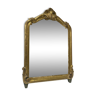 Miroir en bois et stuc doré décor palmette époque Louis XV 18ème 31x45cm