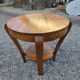 Art Deco side table in mahogany