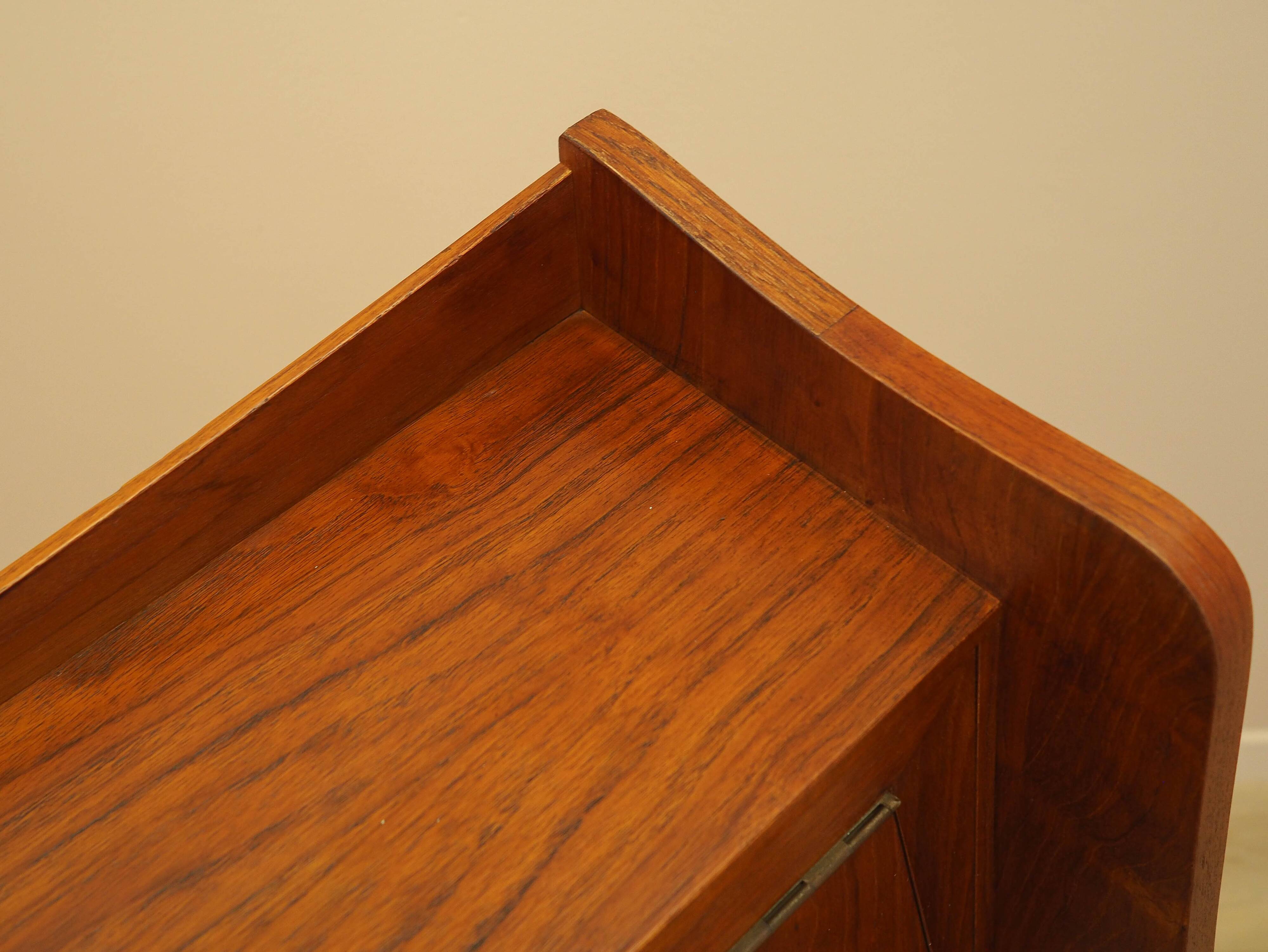 Bureau secrétaire en teck, design danois, années 1970, fabricant : AG Spejl Kobberbes