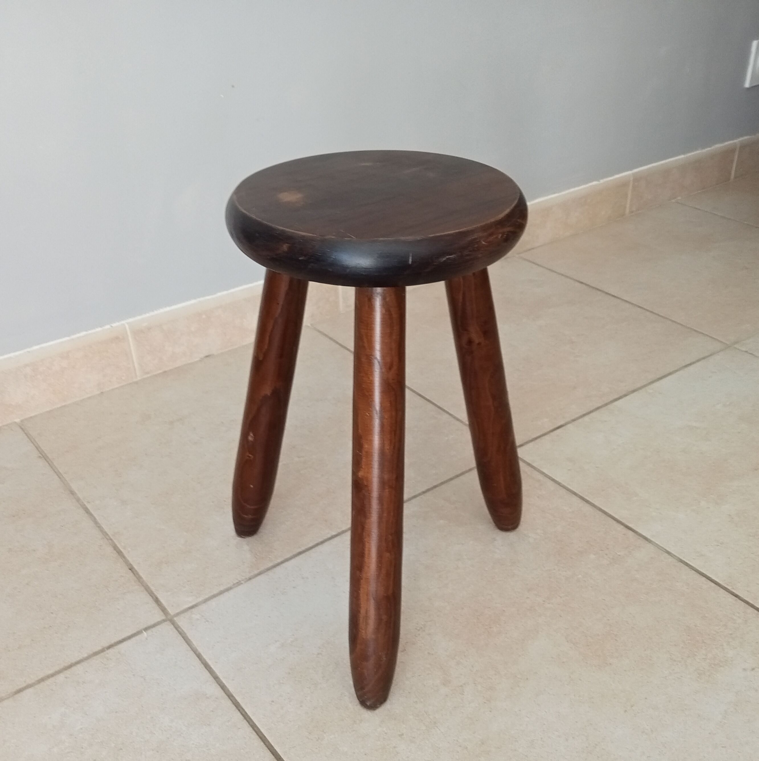 Vintage tripod stool 50s/60s