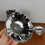 Set of 12 stainless steel ice cream cups