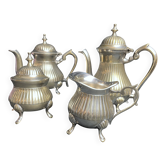 Tableware, part of a silver-plated English coffee service from the 20th century.