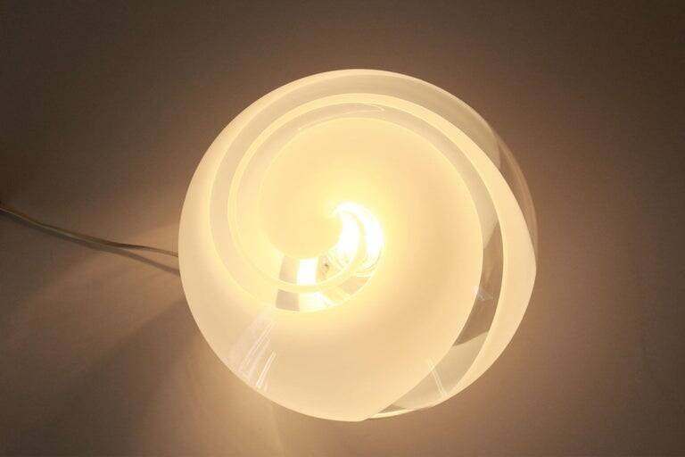 Vintage Table Lamp in Murano Glass, Carlo Nason for Mazzega, Italy 1960s