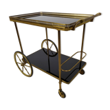 Vintage golden brass rolling service