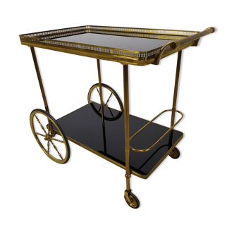 Vintage golden brass rolling service