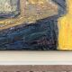 Oil painting on canvas by georges cueille (1927) still life bouquet fl
