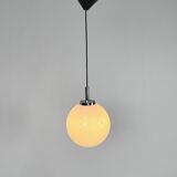 Set of 2 Mid Century Hanging Bol Lamps by Glashutte Limburg, 1970s