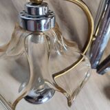 Pair of vintage tulip wall lights from the 70s