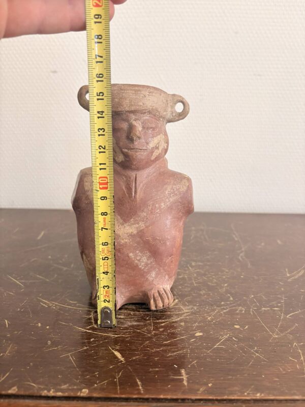Sculpture, vase anthropomorphe en terre cuite, Pérou