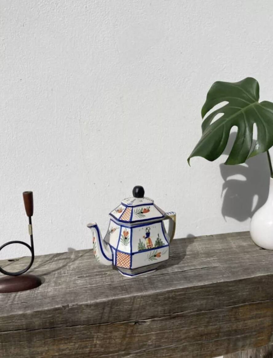 Breton ceramic teapot