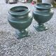 Paire de vases medicis en fonte du XIXème