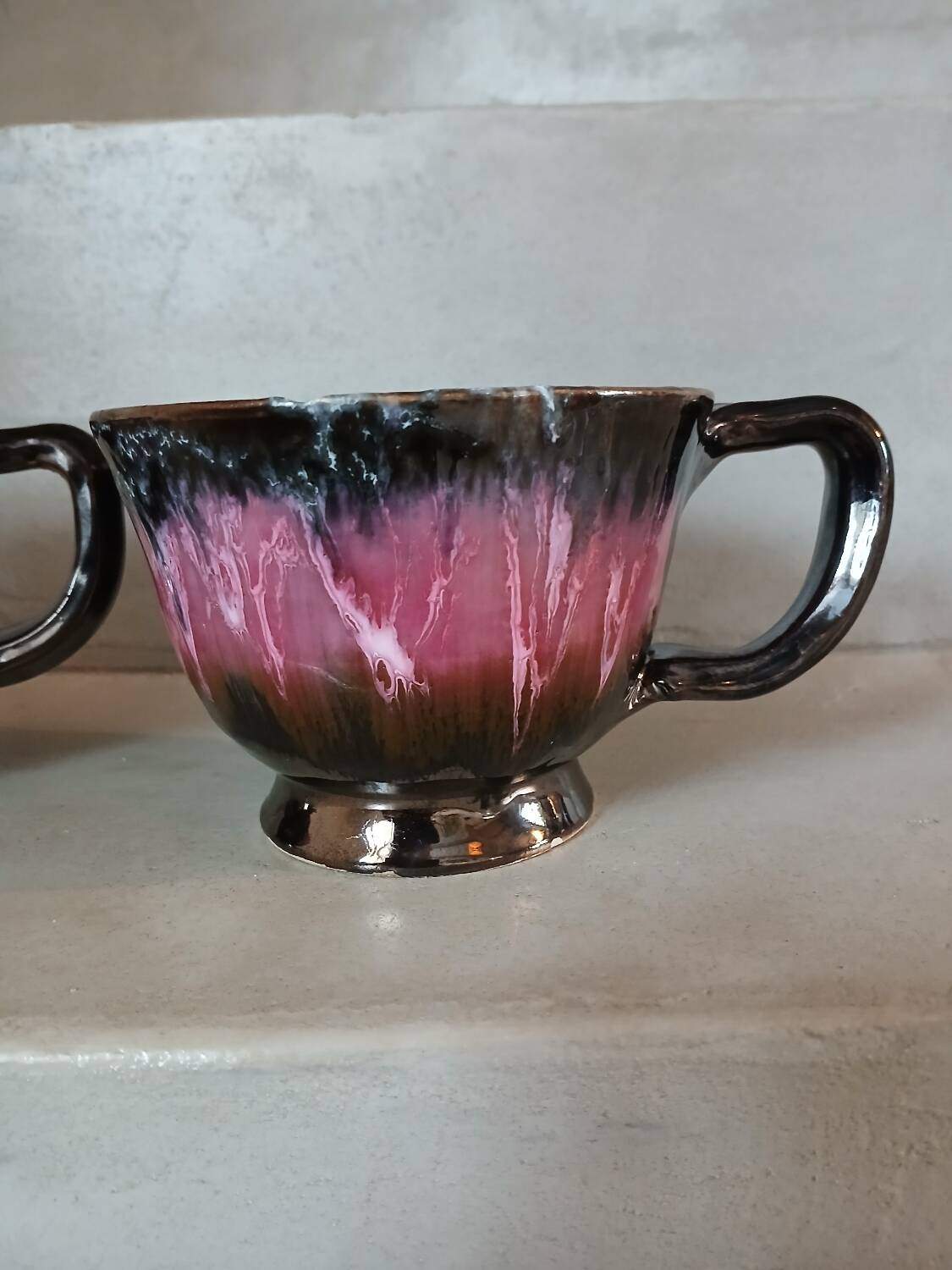 2 vintage cups and saucers