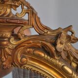 Mirror of style Louis XVI gilded stucco 1880