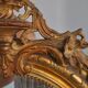 Mirror of style Louis XVI gilded stucco 1880